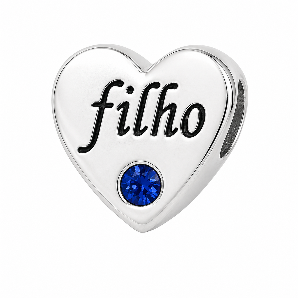Berloque Separador Coração Filho