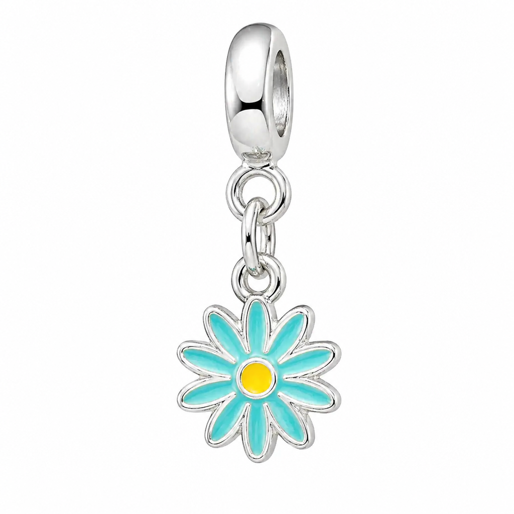 Berloque Mini Margarida Azul