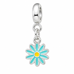Berloque Mini Margarida Azul
