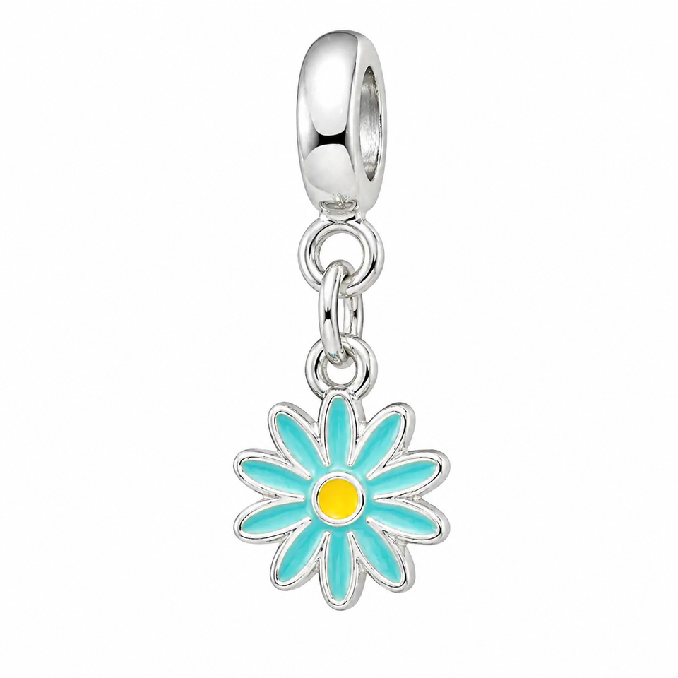 Berloque Mini Margarida Azul