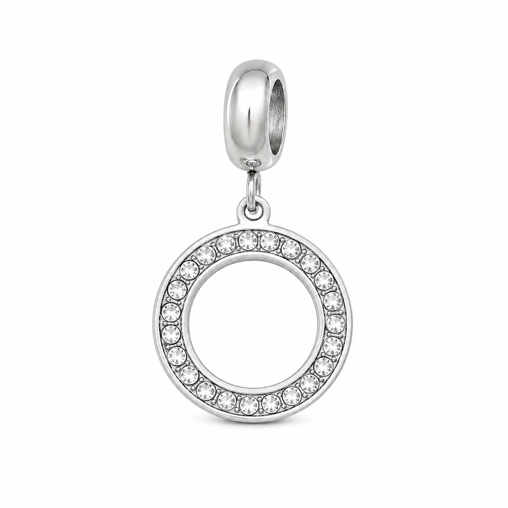 Berloque Anel com Strass