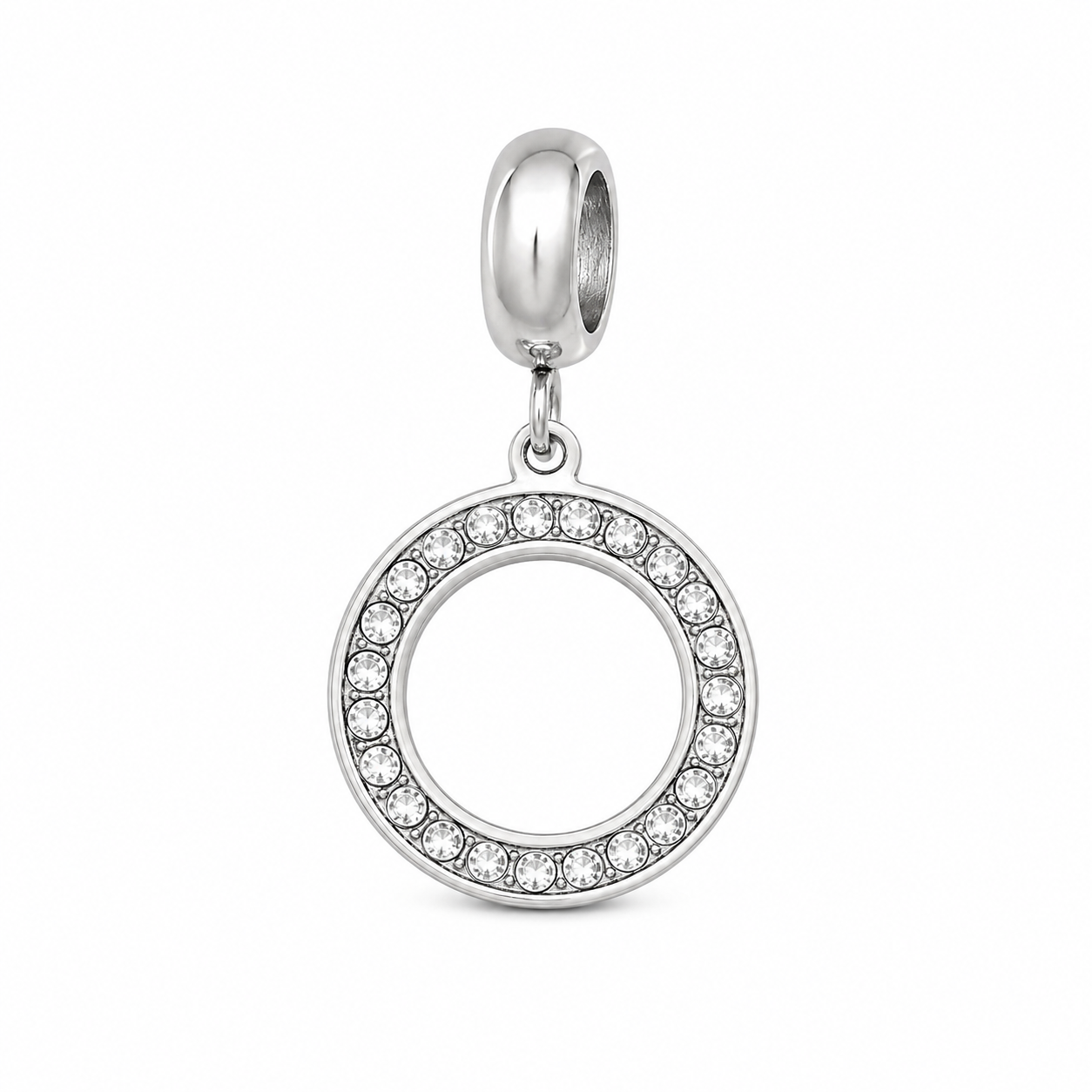 Berloque Anel com Strass