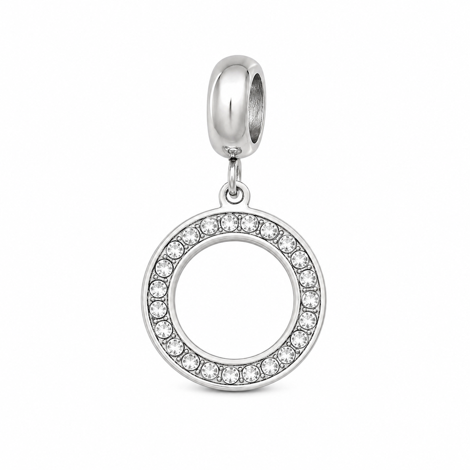 Berloque Anel com Strass
