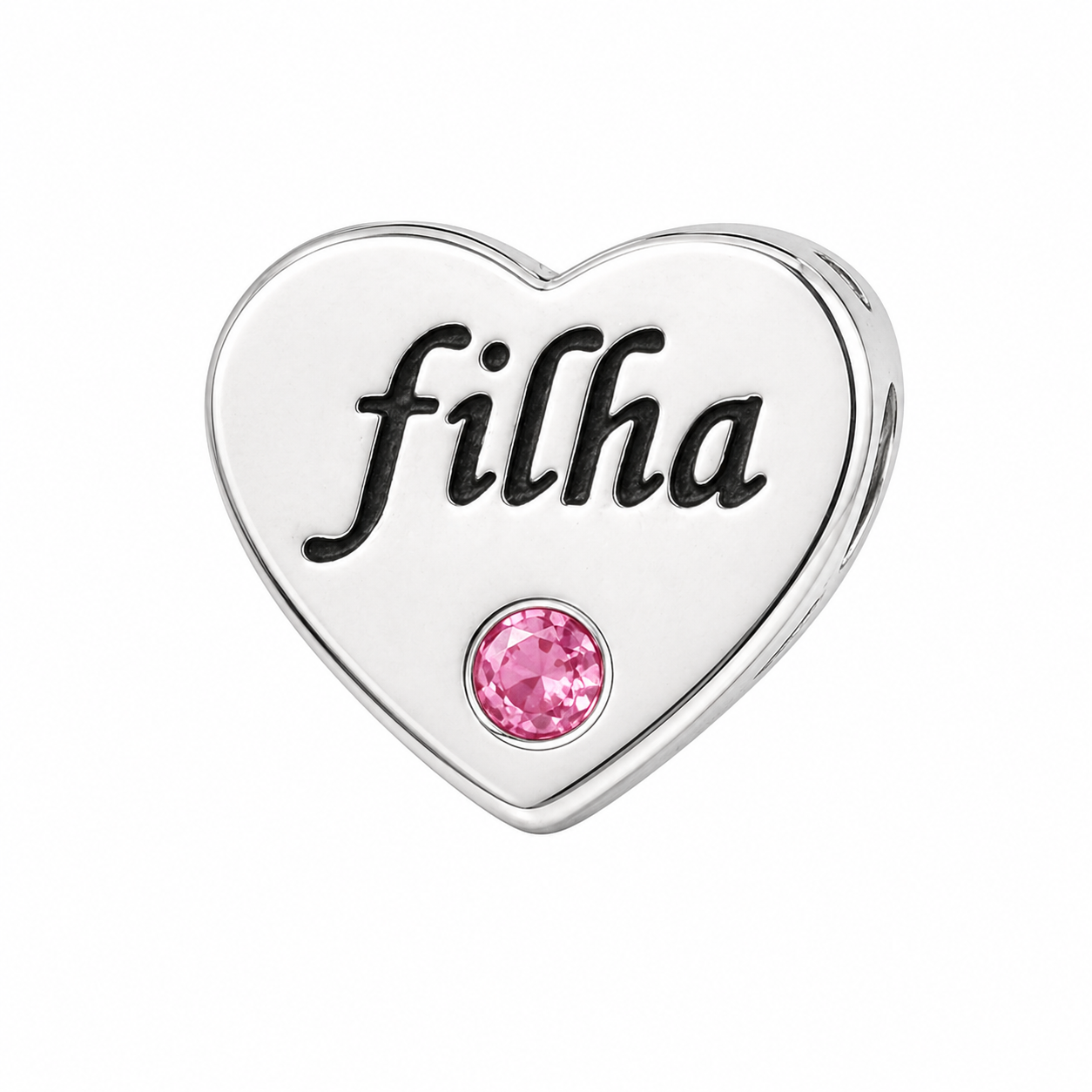Berloque Separador Coração Filha