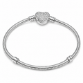 Pulseira Estilo Pandora Coração