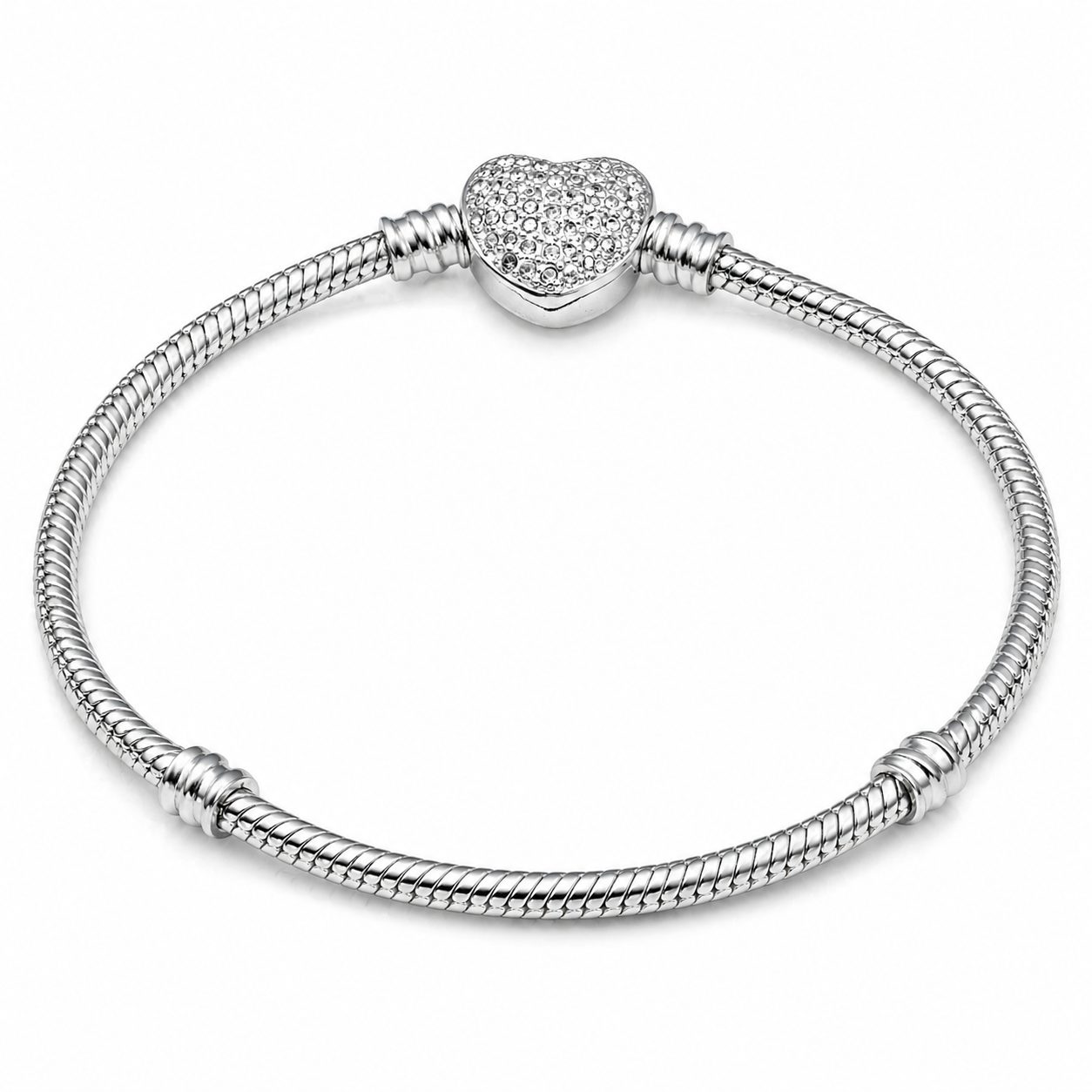 Pulseira Estilo Pandora Coração