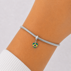Berloque Coração Brasil