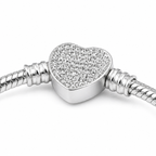 Pulseira Estilo Pandora Coração