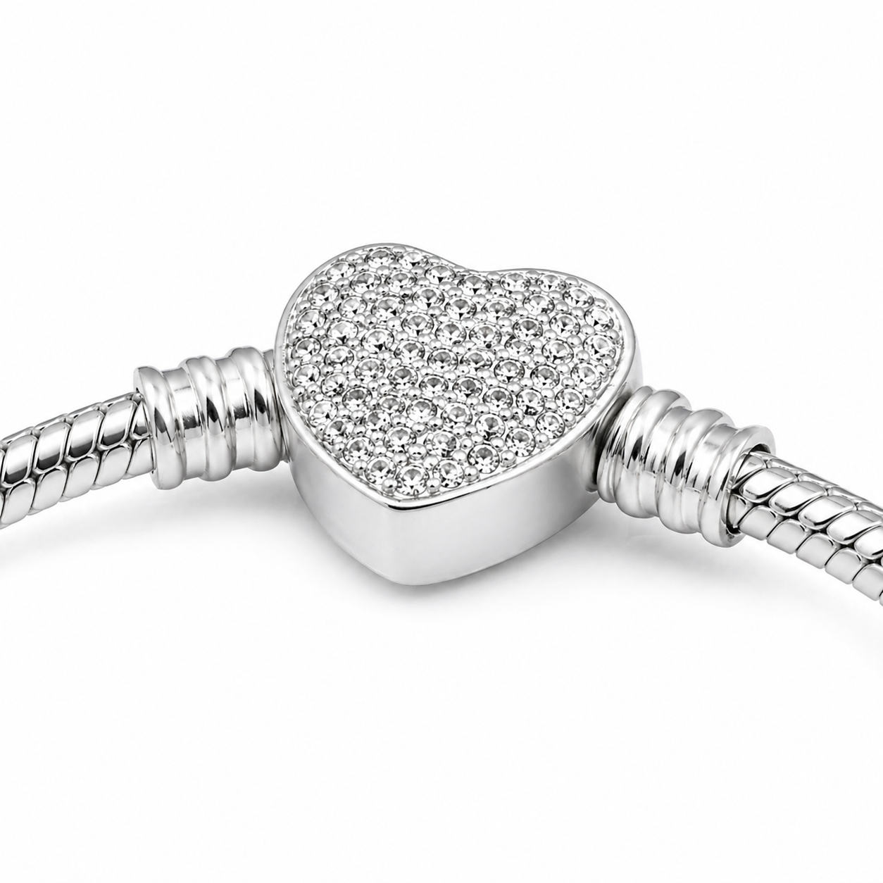 Pulseira Estilo Pandora Coração