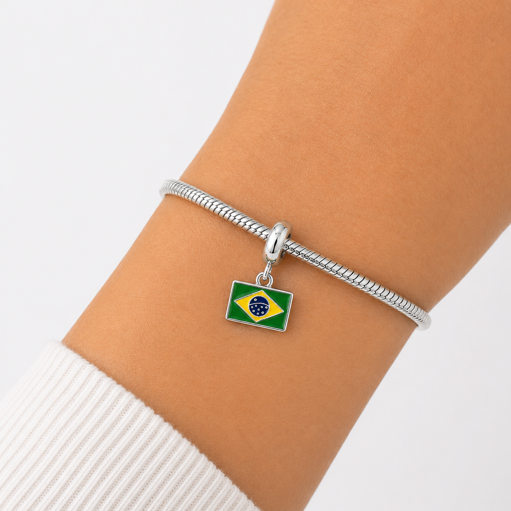Berloque Bandeira do Brasil