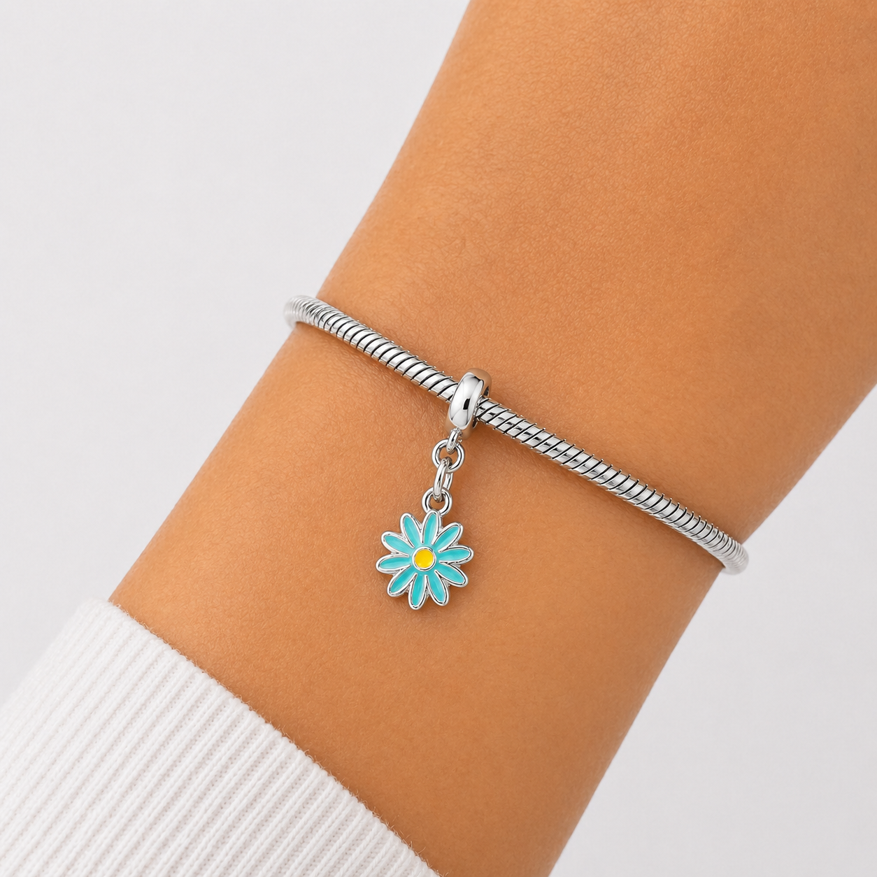 Berloque Mini Margarida Azul