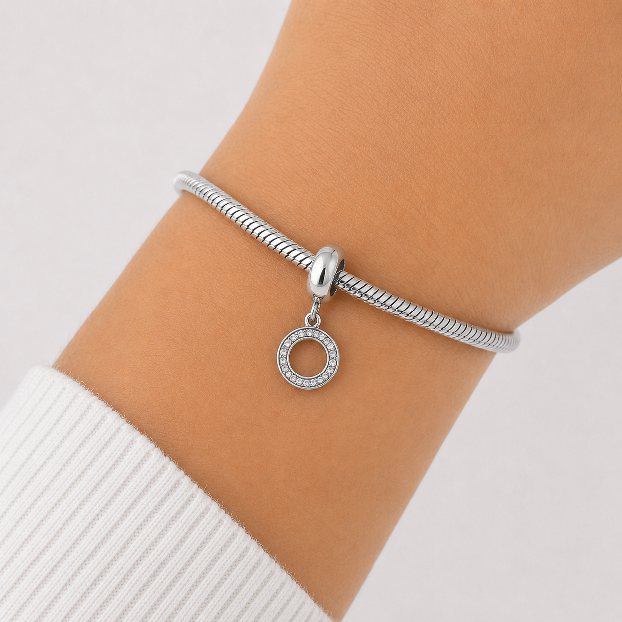 Berloque Anel com Strass