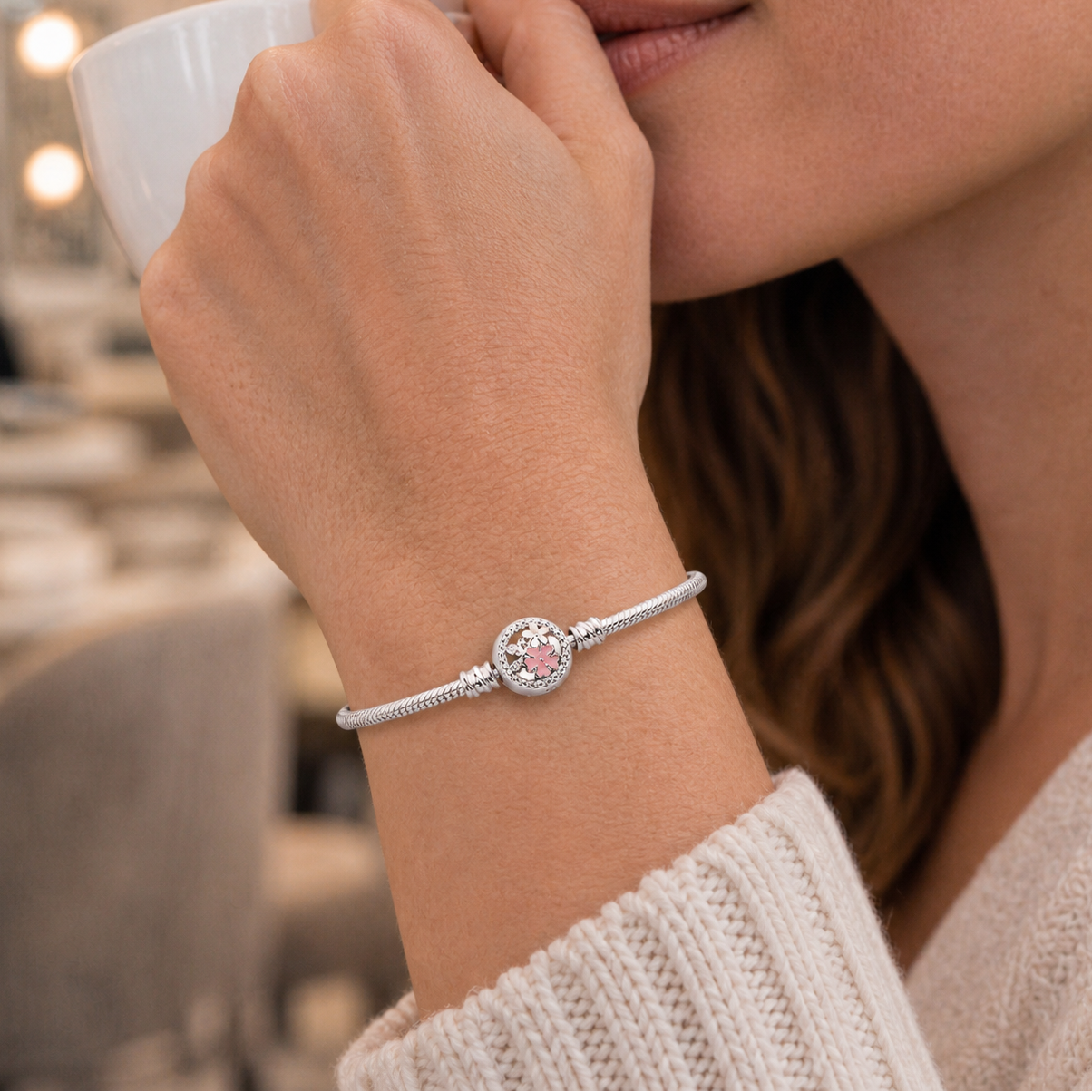 Pulseira Pulse Estilo Pandora com Fecho