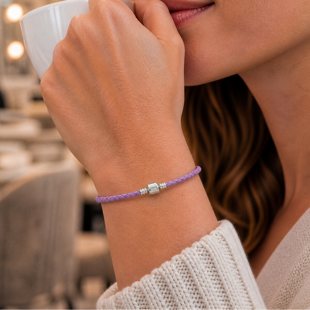 Pulseira Pulse Estilo Pandora em Couro