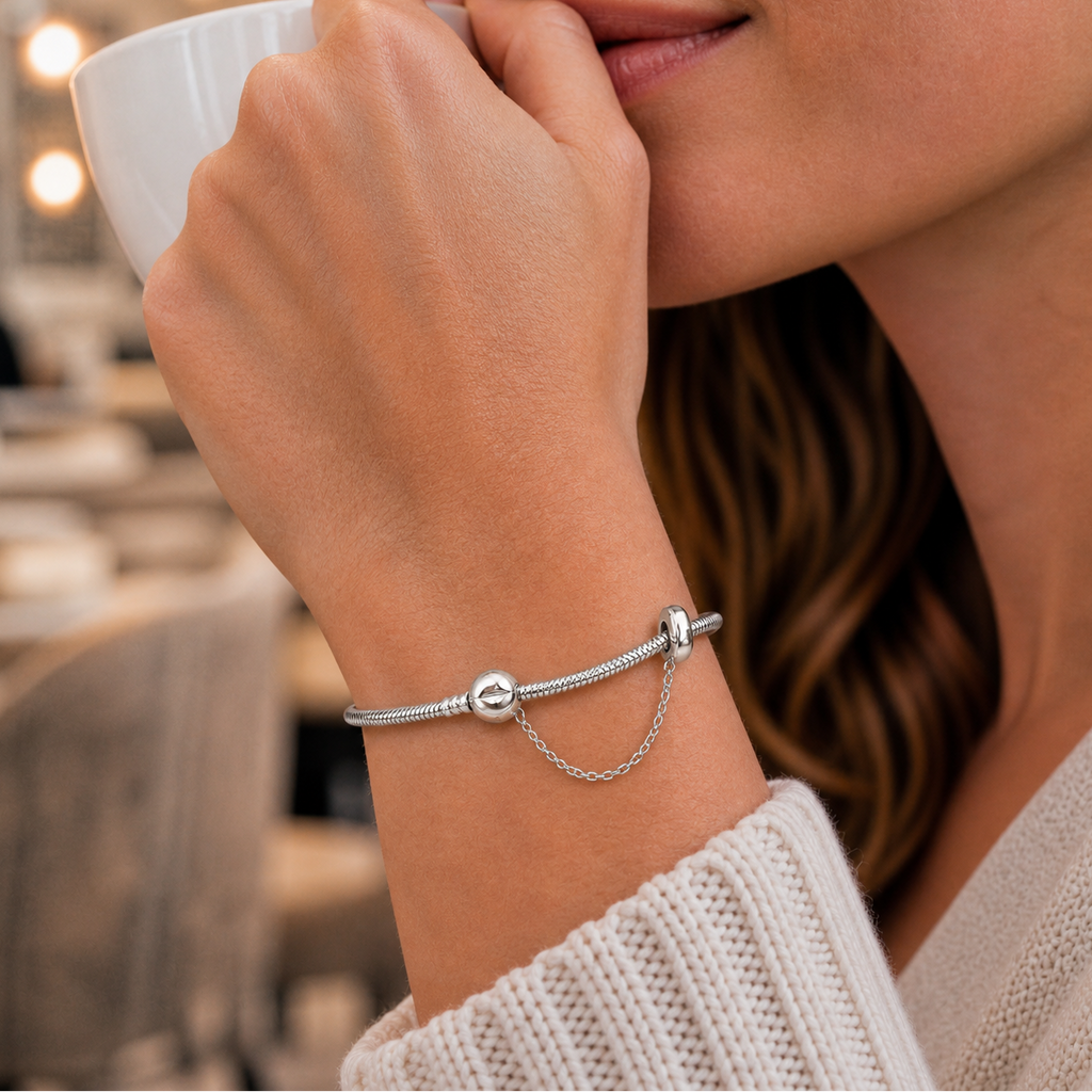 Pulseira Pulse Estilo Pandora com Trava