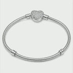 Pulseira Estilo Pandora Coração