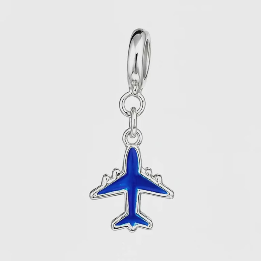 Berloque Avião Azul