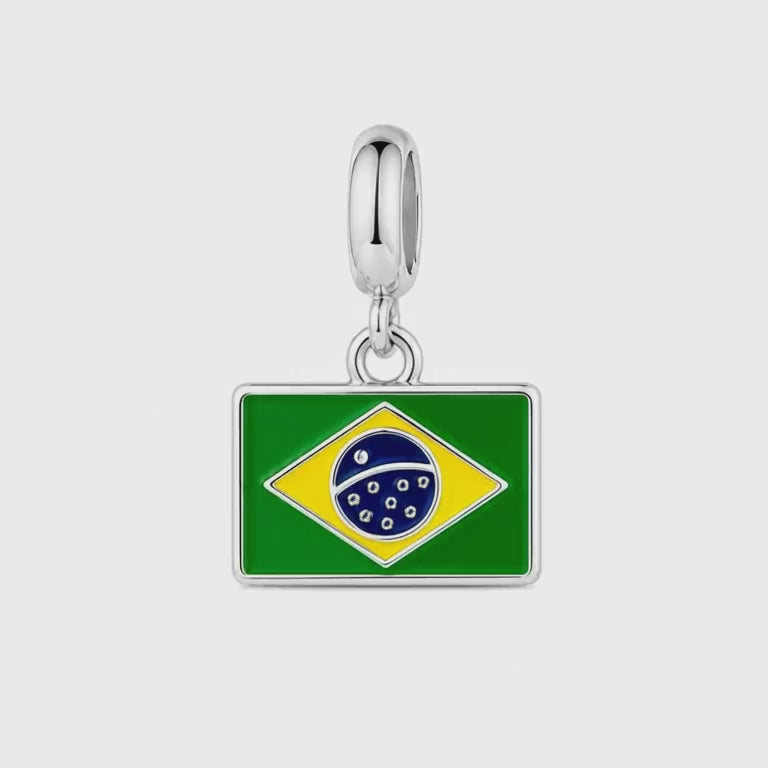 Berloque Bandeira do Brasil