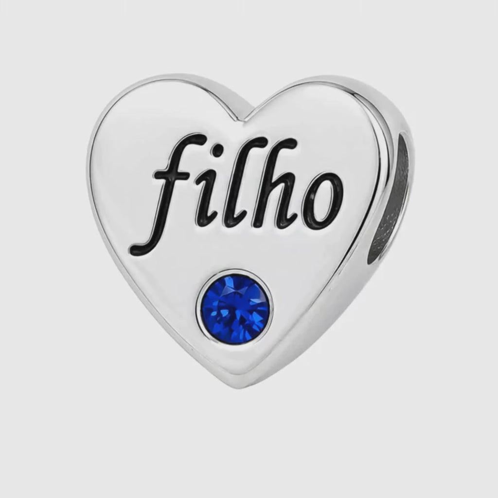 Berloque Separador Coração Filho